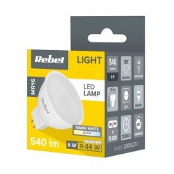 Bulb LED MR16 6W REBEL warm white 12v