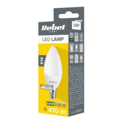 LED bulb E14 5W REBEL warm white