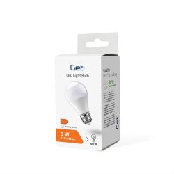LED bulb E27 9W A60 neutral white GETI