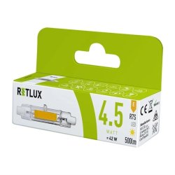LED bulb R7S 4.5W J78 warm white RETLUX RLL