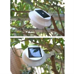 Solar lampe 4L med hurtig feste anordning