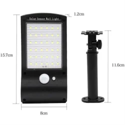 Solar vegg Lampe med PIR 