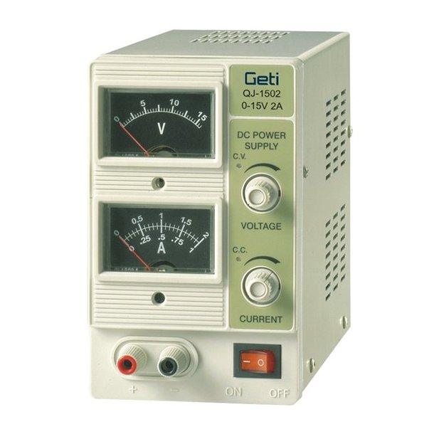 Laboratorie power supply Geti QJ1502A 0-15V/ 0-2A