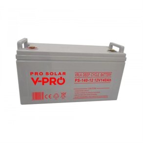 Batteri 12V 140Ah V-PRO SOLAR DEEP CYCLE