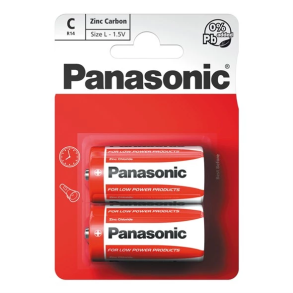 Battery C (R14) Zn-Cl PANASONIC 2stk