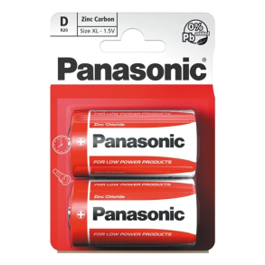 Battery D (R20) Zn-Cl PANASONIC 2stk