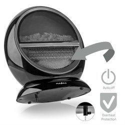 Hot air fan NEDIS HTFA21BK