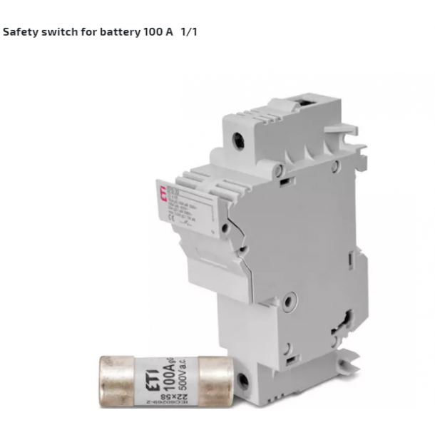 Safety switch for battery 100 A
