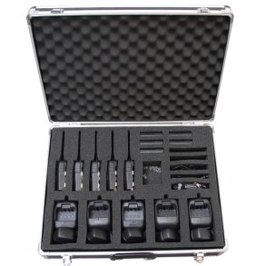 10 stk security UHF radioer, proff pakke