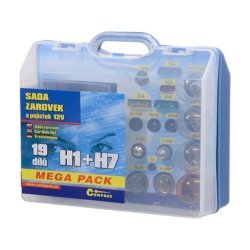 Mega pack med Prer 12V H1 + H7 + sikringer
