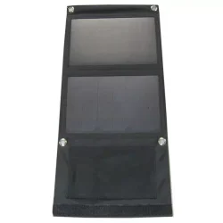 Photovoltaic solar panel 7W with USB, portable, folding