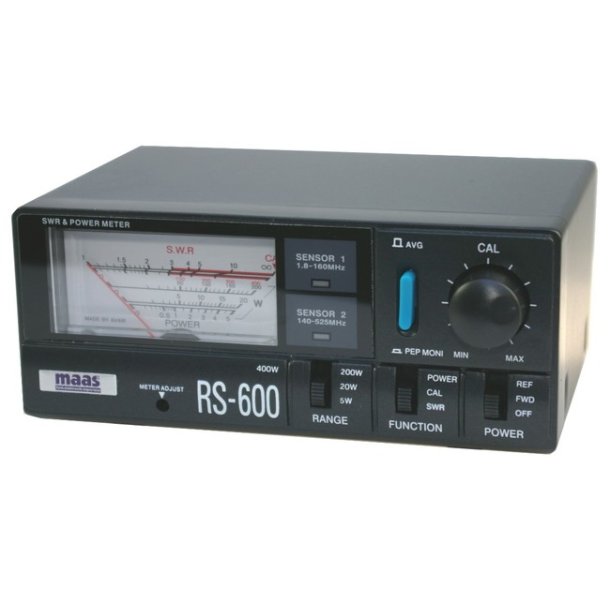 MAAS RS-600 SWR &amp; PWR Meter 1.8 - 160 MHz / 140 - 525 MHz / 400watt