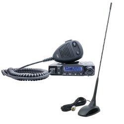 PNI  mobilpakke med mobilantenne  45cm+ CIGAR PLUG Mini Multi Channel CB Transceiver 