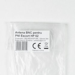 BNC antenna, 20 cm, for CB PNI Escort HP 62 radio station.