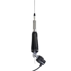 CB PNI LED 1000 folding antenna, 100 cm long, with cable and fixed butterfly mount, 26-30 MHz, 300 Watt, illuminates during transmission