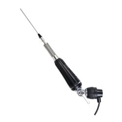 CB PNI LED 1000 folding antenna, 100 cm long, with cable and fixed butterfly mount, 26-30 MHz, 300 Watt, illuminates during transmission