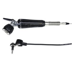 CB PNI LED 1000 folding antenna, 100 cm long, with cable and fixed butterfly mount, 26-30 MHz, 300 Watt, illuminates during transmission