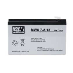 Gel battery MW 7.2-12 12V / 7.2Ah