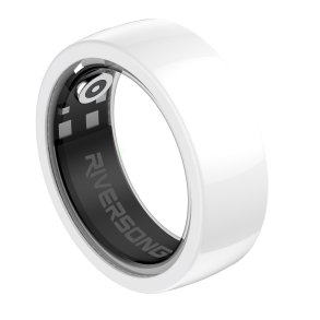 Riversong smart ring Trinity white SR01 size 8 diameter inside 18mm