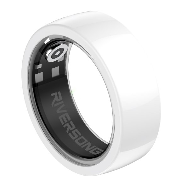Riversong smart ring Trinity white SR01 size 8 diameter inside 18mm