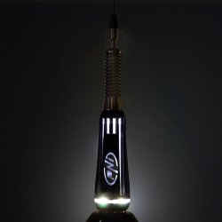 CB PNI LED 2000 antenna, 90 cm, with 145mm magnetic base, 26-28 MHz, 500 Watt, illuminates during transmission