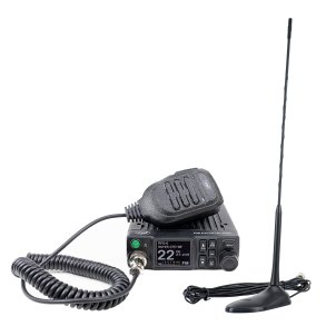 CB PNI Escort HP 8900 ASQ radiostasjonspakke, 12-24V + CB PNI Extra 45-antenne med magnetisk base