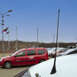 CB antenna PNI Duplex 2000 CB-FM, 26-28MHz (CB), 87-108MHz (FM), CB cable and FM cable 5 meters, fiberglass, length 490 mm