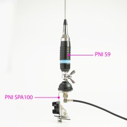 Antenna CB PNI S9 with butterfly length 120 cm with RG58 cable 4m