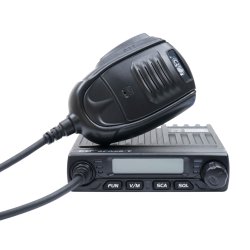 VHF CRT SPACE VHF mobile 136-174MHz, 199 channels, PC programmable, 13.8 Vdc, Talk Around, Scan