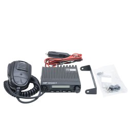 VHF CRT SPACE VHF mobile 136-174MHz, 199 channels, PC programmable, 13.8 Vdc, Talk Around, Scan