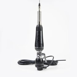 CB PNI LED 1000 folding antenna, 100 cm long, with cable and fixed butterfly mount, 26-30 MHz, 300 Watt, illuminates during transmission