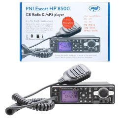 CB and MP3 PNI Escort HP 8500 ASQ radio station includes HS81 and HS71 headphones og >FM radio