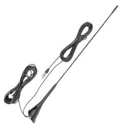 CB antenna PNI Duplex 2000 CB-FM, 26-28MHz (CB), 87-108MHz (FM), CB cable and FM cable 5 meters, fiberglass, length 490 mm