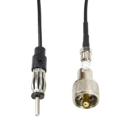CB antenna PNI Duplex 2000 CB-FM, 26-28MHz (CB), 87-108MHz (FM), CB cable and FM cable 5 meters, fiberglass, length 490 mm