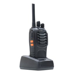 PNI PMR R40 Pro portable radio station, set with 2 pcs, 0.5W, ASQ, TOT, monitor, programmable, 1200mAh batteries, chargers and headphones included