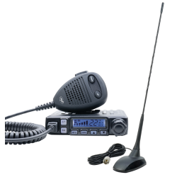 PNI  mobilpakke med mobilantenne  45cm+ CIGAR PLUG Mini Multi Channel CB Transceiver 