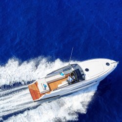 Boat 900 marineantenne laget av 50W fiber, 154-161,6 MHz, 98 cm