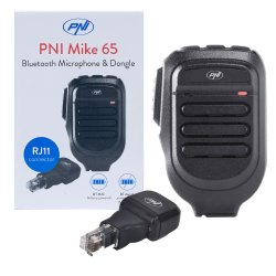 Mikrofon og dongel med Bluetooth PNI Mike 65, dual channel, kompatibel med PNI HP 6500, PNI HP 7120