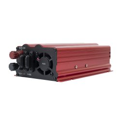 Voltage inverter L650W dual power supply 12V/24V, output 230V, 500W, modified sine, USB plug 5V 