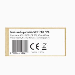 Portable radio station UHF PNI N75, IP67