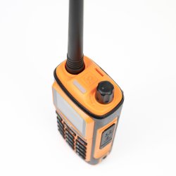 Portable VHF/UHF radio station PNI P17UV dual band 144-146MHz and 430-440MHz, 999CH, 1500mAh, Scan, 