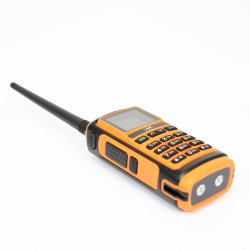 Portable VHF/UHF radio station PNI P17UV dual band 144-146MHz and 430-440MHz, 999CH, 1500mAh, Scan, 