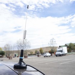 CB antenna PNI ML29, length 29 cm, with included magnet diameter 70 mm and RG58 cable