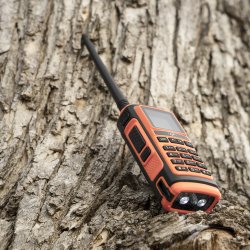 Portable VHF/UHF radio station PNI P17UV dual band 144-146MHz and 430-440MHz, 999CH, 1500mAh, Scan, 