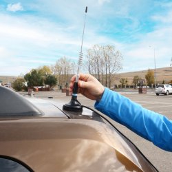 CB antenna PNI ML29, length 29 cm, with included magnet diameter 70 mm and RG58 cable