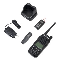 Portable radio station PNI PMR R70 PRO 446MHz, 0.5W, 99 channels, 16 PMR and 50 CTCSS and 104 DCS tones, IP67