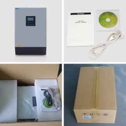 Solar Inverter 5Kva 4000W 48V 220V Pure Sine Wave PWM Off-Grid Hybrid Inverter