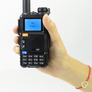 Portable VHF/UHF radio station PNI P18UV, dualband, 144-146MHz and 430-440MHz, 200CH, VOX, Scan, Rad