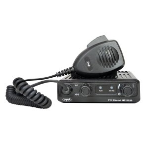 CB radio station PNI Escort HP 2020, single channel, 22 frequency, 27.225 MHz only, FM, without noise, the most quiet station