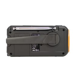Ekspedisjonsradio Portable radio PNI DYN300, with dynamo, solar charge, flashlight, powerbank 4000 